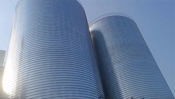 正镶白2座混凝土高架卷板仓